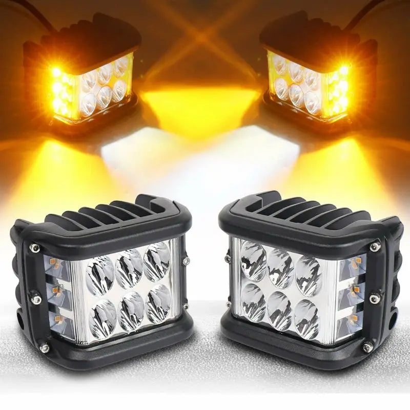 4"LED Work Light Dual Side Shooter Led light 45W Led Pod Off Road