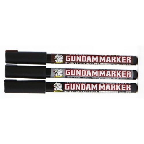 3pcs/set GSI Mr. Hobby Marker Pen Combo Set GM301 GM302 GM303 ( Pour