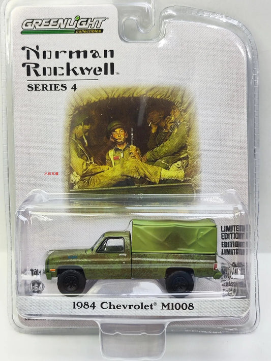 1:64 1984 Chevrolet M1008 with Cargo Cover  Diecast Metal Alloy Model