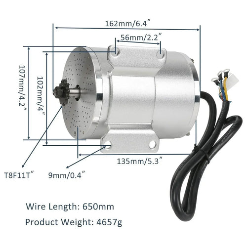 72V 3000W /60V2500W Brushless Motor MY1020 & Controller for Go Kart