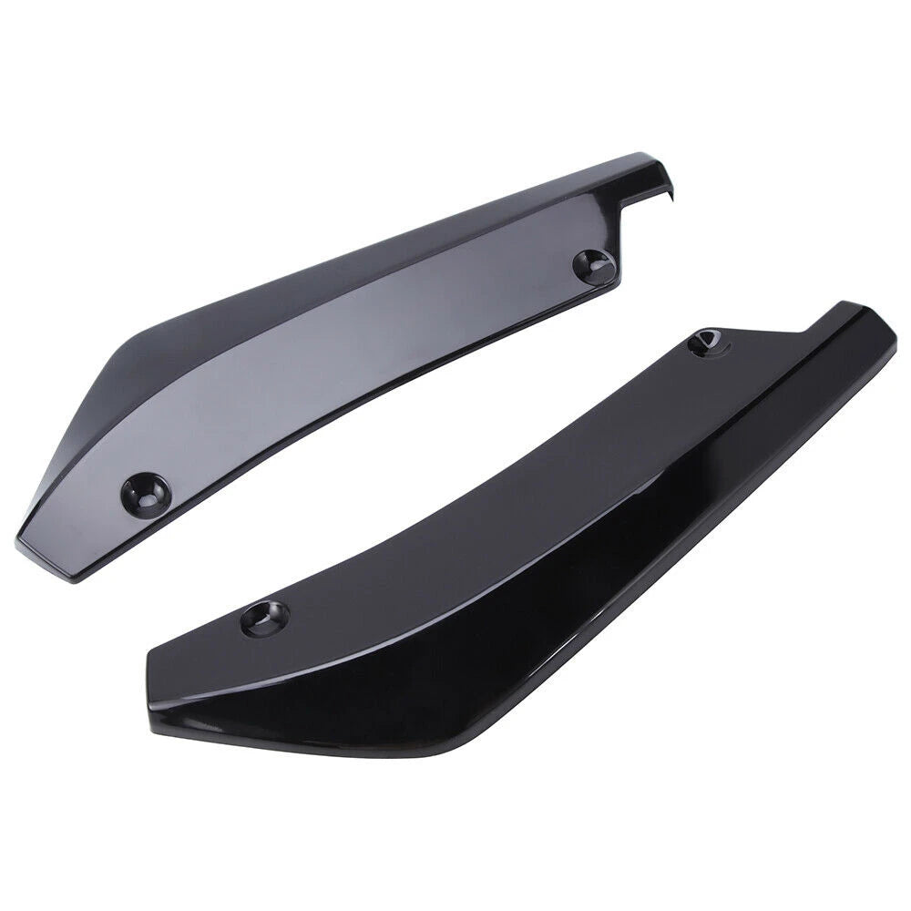 2PCS Rear Bumper Splitter Cover Universal For Ford Mustang 2008-2022