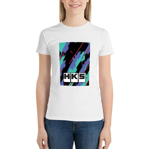 HKS Retro Pattern T-Shirt aesthetic clothes graphics designer clothes