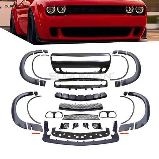 SUPUMAN ABS Performance Front bumper with fender flare kit for dodge