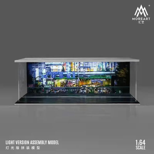 TimeMicro&MoreArt 1:64 Parking lot model scene 1:64 Simulation alloy