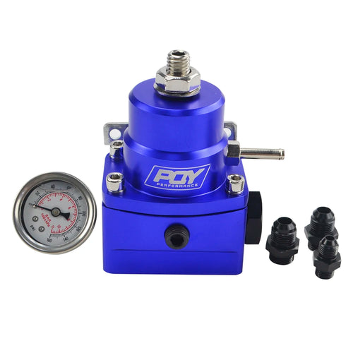 LIZHI RACING - AN8 high pressure fuel regulator w/ boost - 8AN 8/8/6