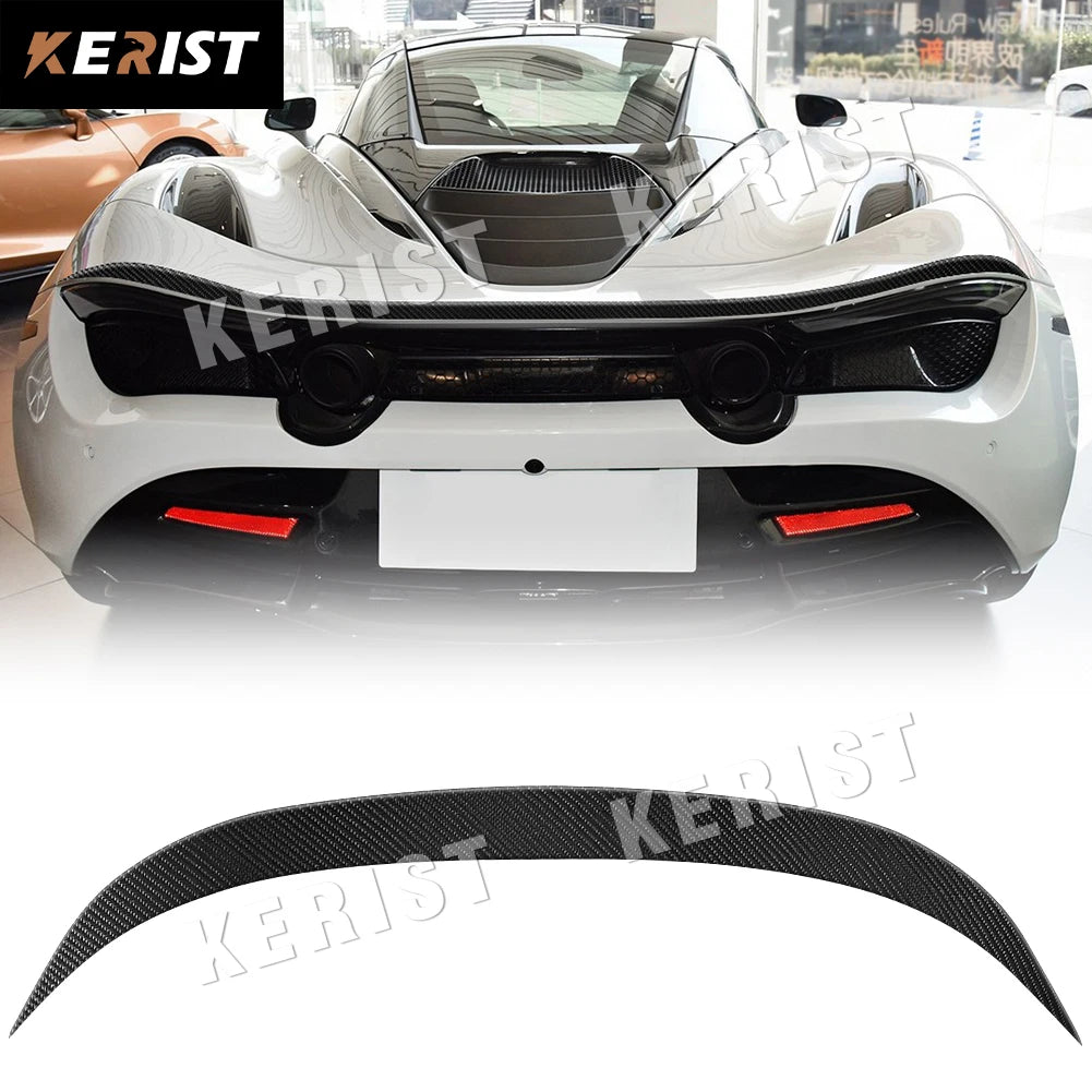 Rear Carbon Fiber Trunk Spoiler Wing For McLaren 720S 17-23