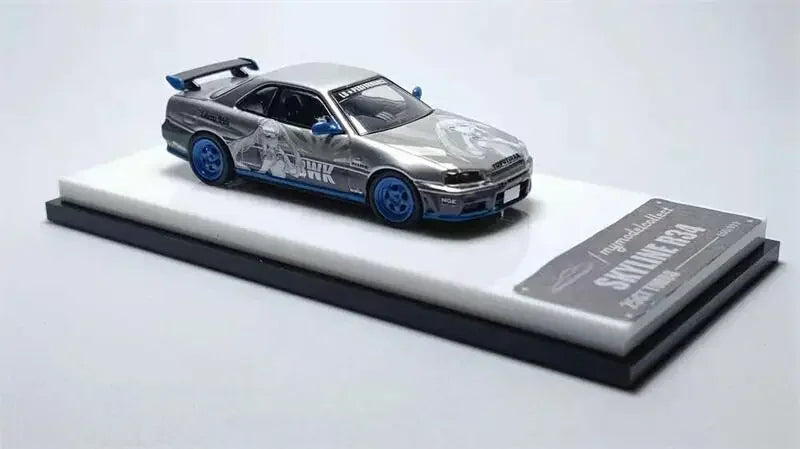 (Pre-order) Model Collect MC 1:64 SKYLINE R32 GTR HKS / R34 25GT TURBO