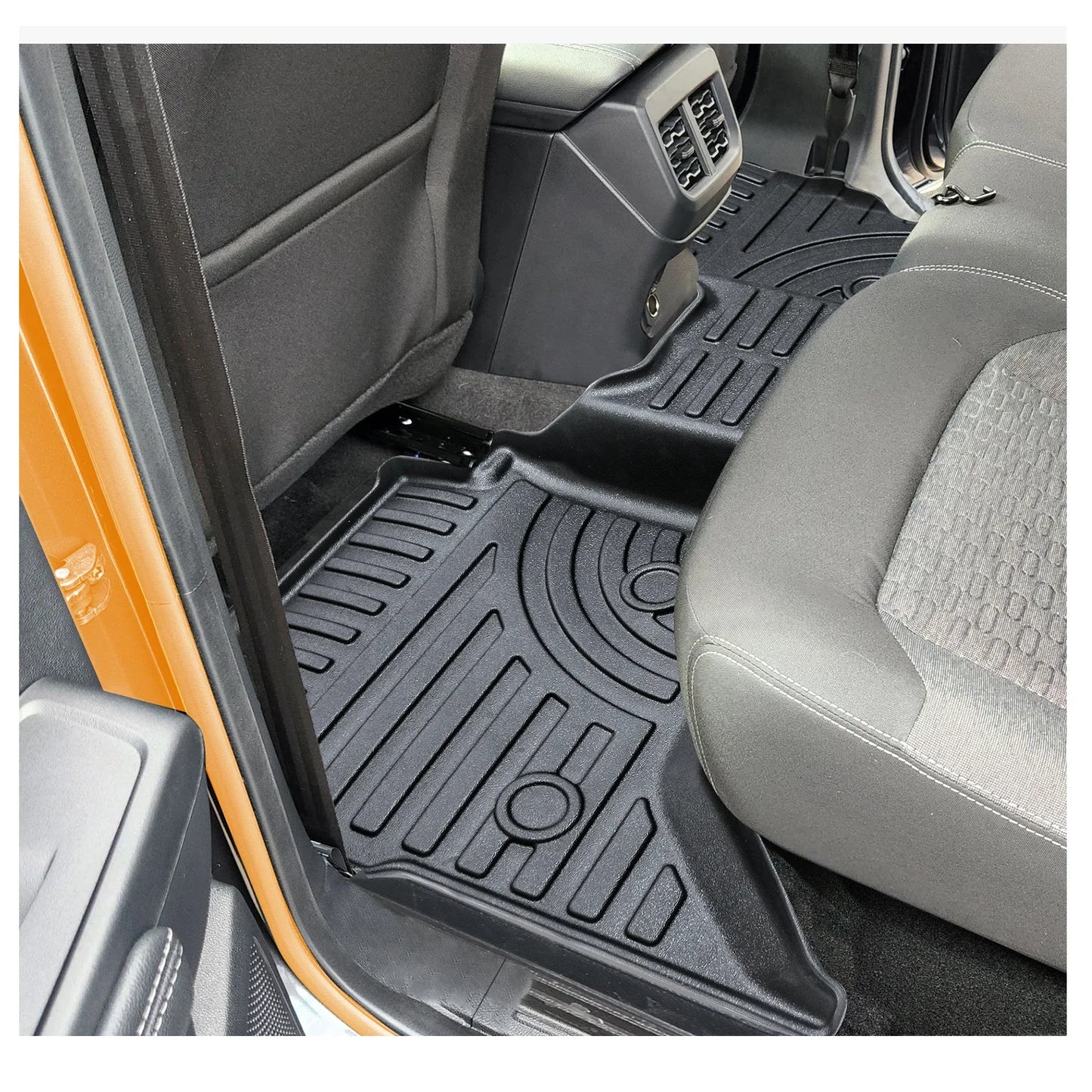 TPE 3D Rubber Floor Mats for Ford Ranger Next Gen 2022 2023 T9