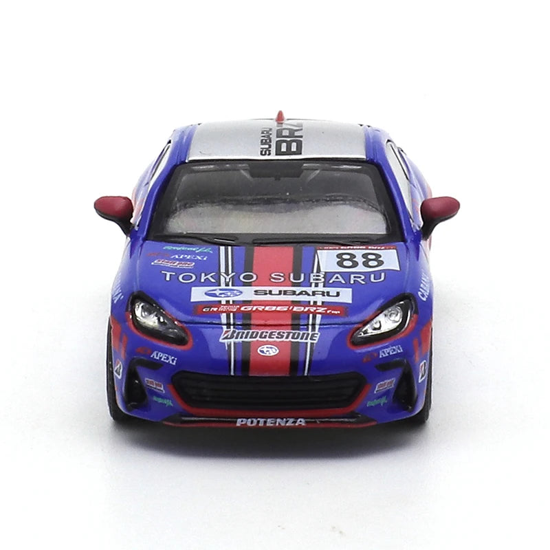 XCARTOYS POPRACE 1/64 Subaru BRZ-TOKYO SUBARU Car Alloy Toys Motor