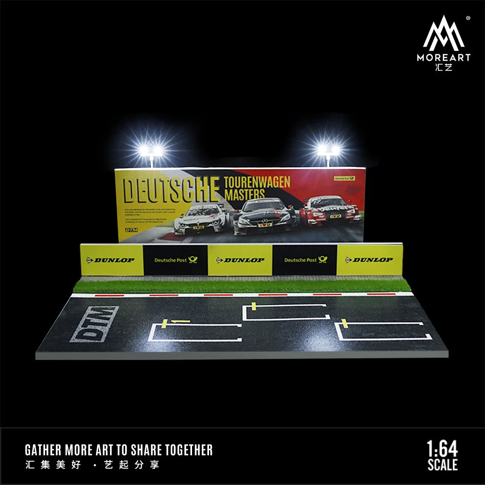 Timemicro+MoreArt 1:64 DTM German Touring Car Masters assembly scene-