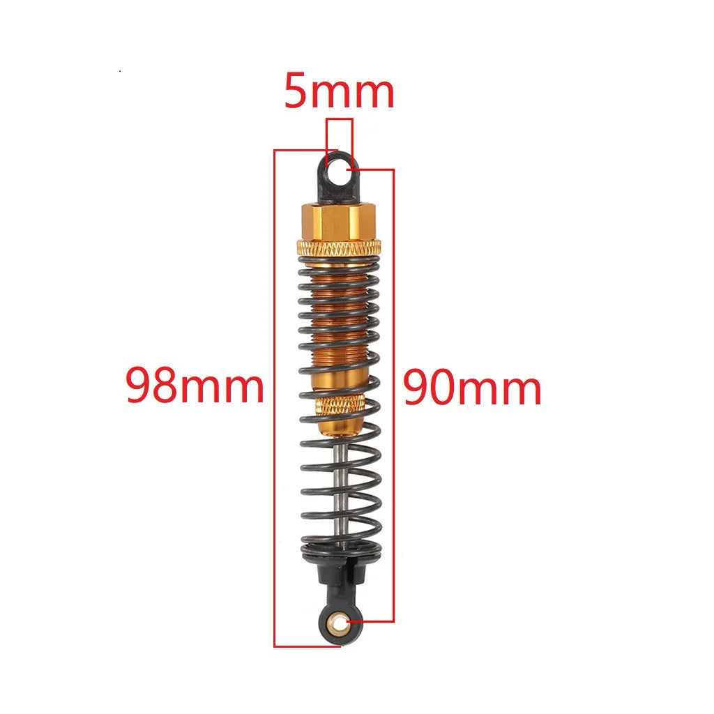 2pcs 4pcs HSP 106004 Metal Shock Absorber Damper 98mm 06038 06062 1/10