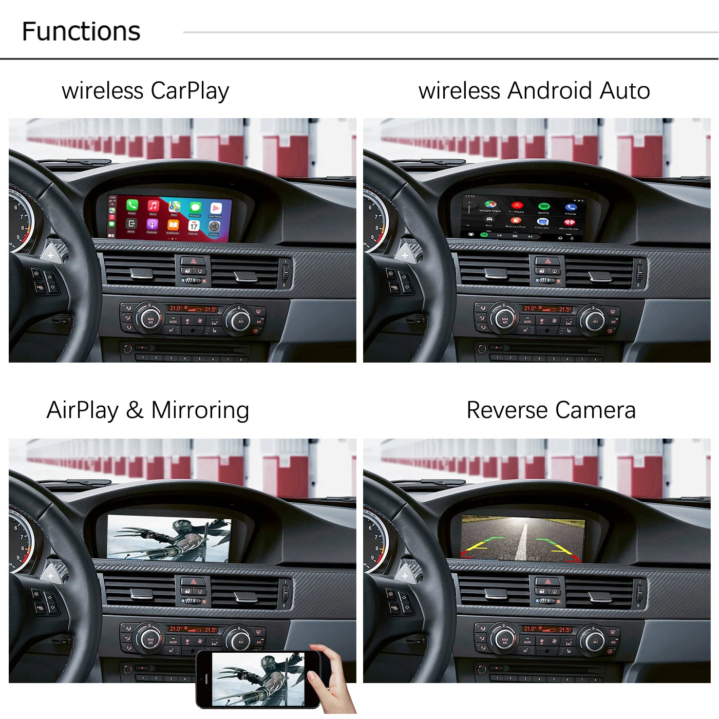 Road Top Head Unit Retrofit with Wireless Carplay Module  CIC System