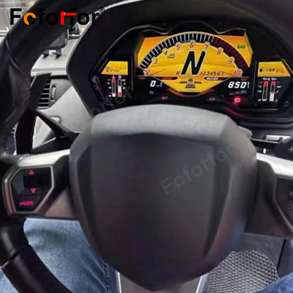 Upgrade Car Digital Cluster Virtual Cockpit For Lamborghini Aventador