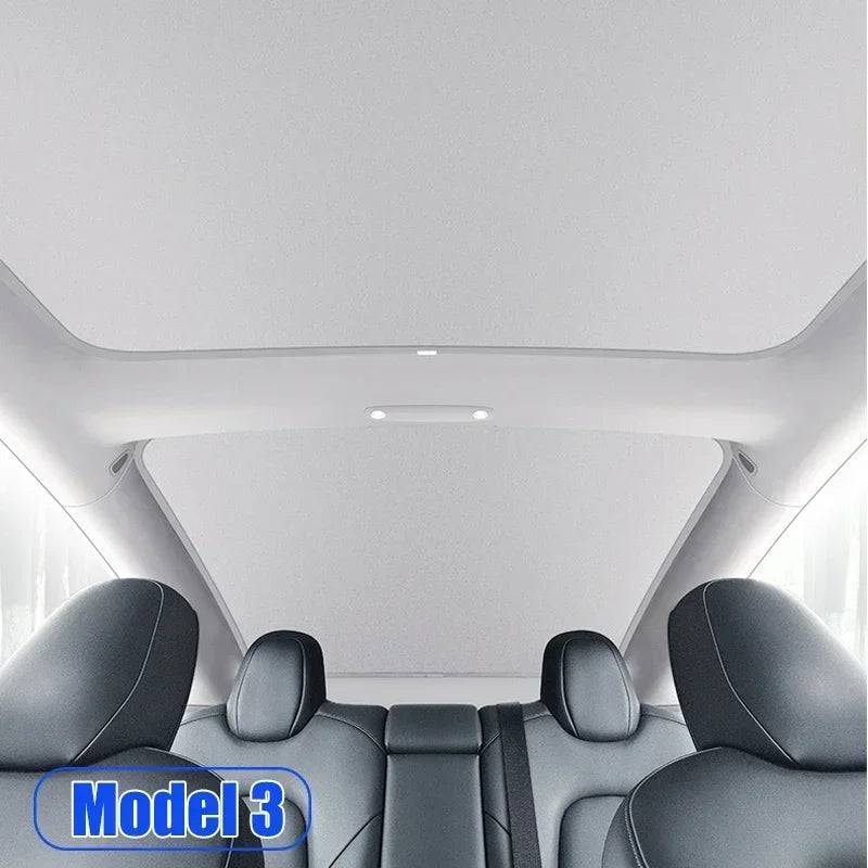 Sun Shades For Tesla Model 3+ Highland 2024 Y 2021-2023 Ice Cloth