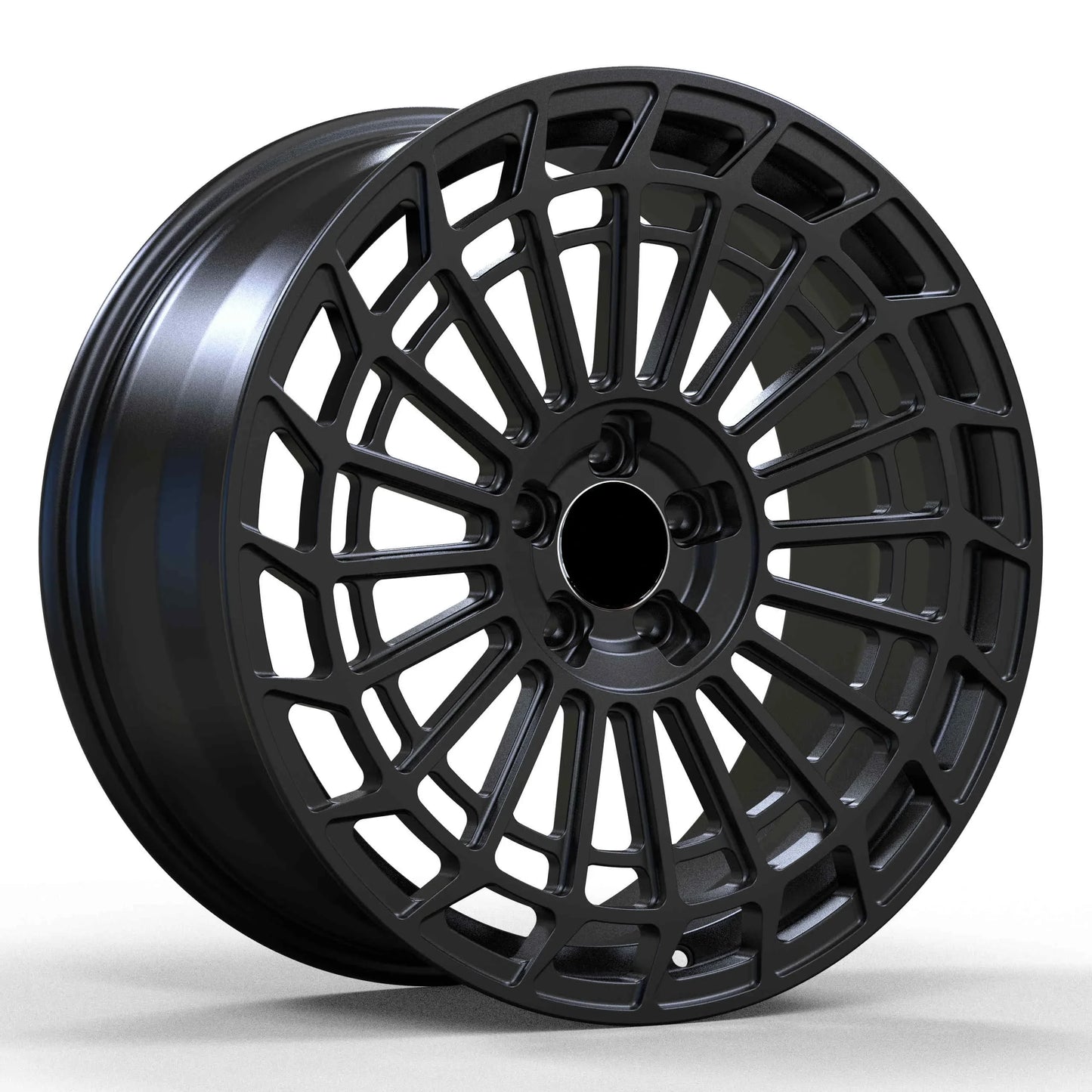 15 16 17 18 19 20 21 22 Inch 5x112/114.3/108/120 Matte Black Alloy