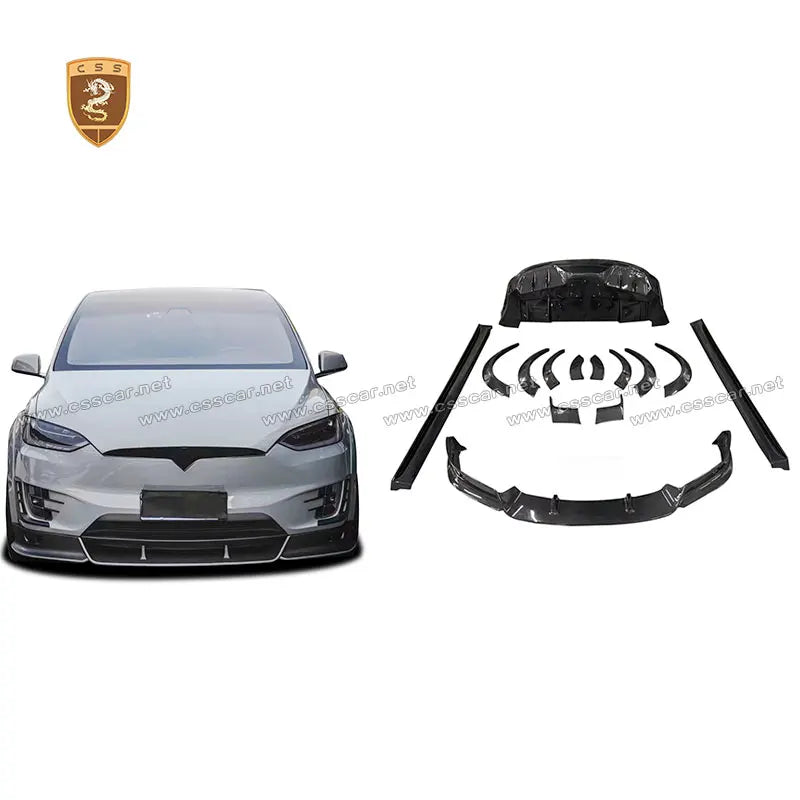 2016 Tesla Model X Accessories Retrofit Top Wide Body Parts Carbon