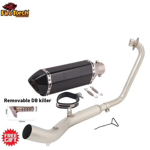 Slip On For Zontes ZT125 U1 G1 Z1 Z2 2021 2022 Full Motorcycle Exhaust