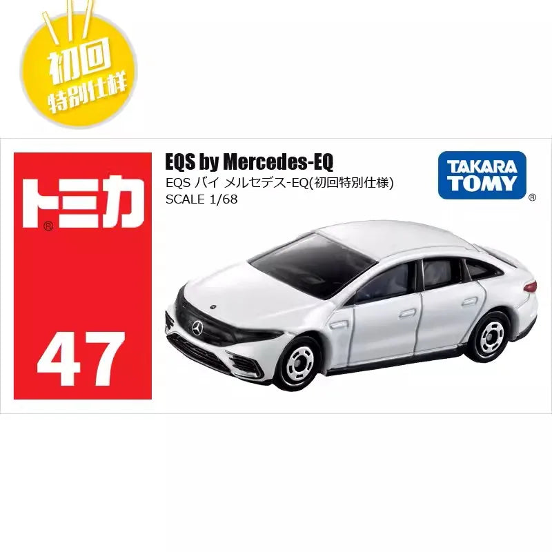 Takara Tomy Tomica 47 EQS by Mercedes-EQ White 2023 First Edition