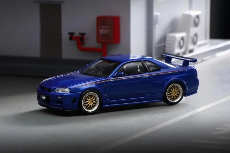 Stance Hunters SH 1:64  Skyline R34 GTR Z Tune Nismo Livery Diecast