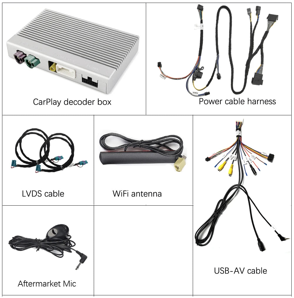 Road Top Head Unit Retrofit with Wireless Carplay Module  CIC System