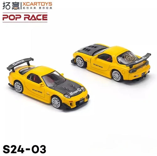 **Pre-order **Xcartoys x POP RACE 1:64 RX-7 Mk3 FD3S RE Amemiya Model