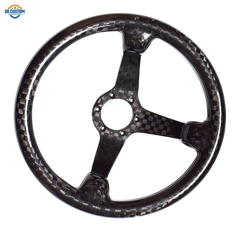 Universal 14-inch 340mm carbon fibre racing wheel modification