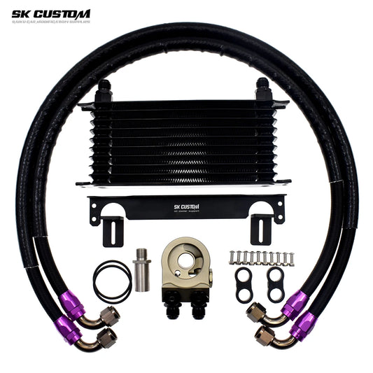 SK CUSTOM Oil Cooler Kit For Subaru Forester XV Outback Legacy FA FB20