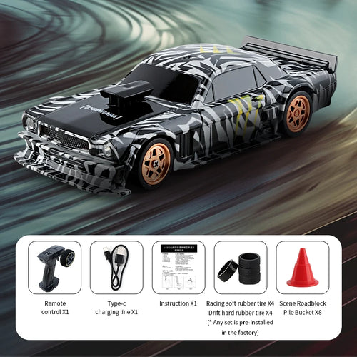 15Km/h RC Car Toys 1/43 2.4G High Speed Remote Control Mini Scale