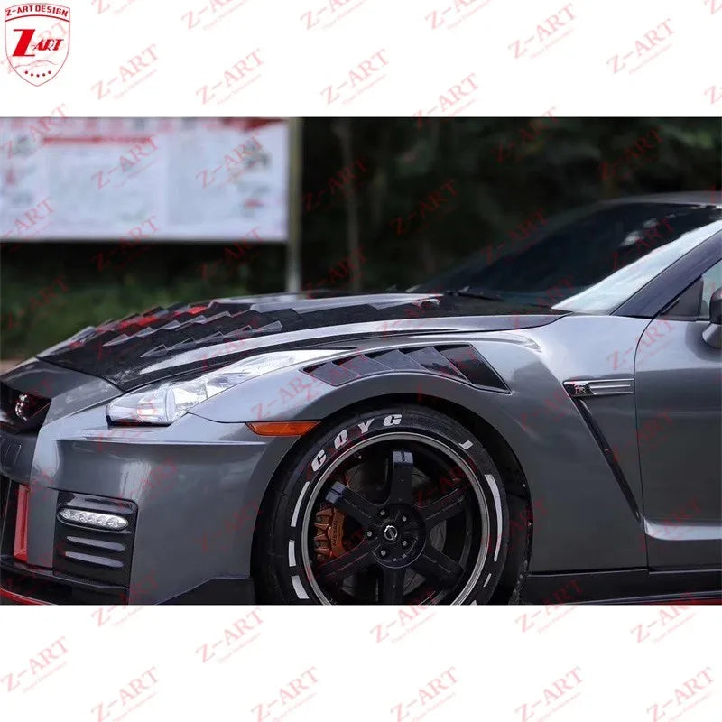 Z-ART For GTR R35 Tuning Body Kit for Nissan GTR Retrofit Front Fender