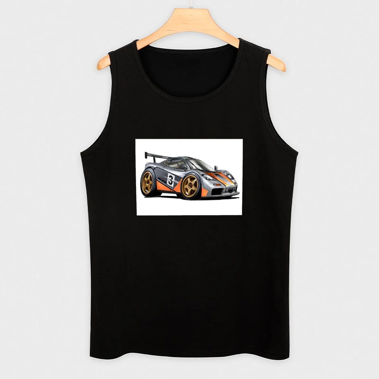 Mc-Laren F1 GTR Number 3 Tank Top gym for men t-shirt gym man gym