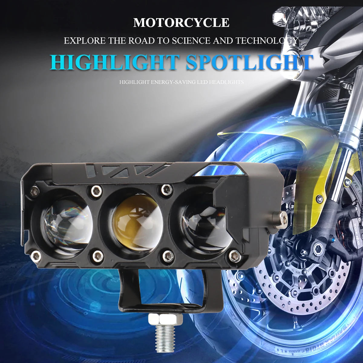 2PCS Car lights Motorcycle lights work lights Fog lights Lens Off-road