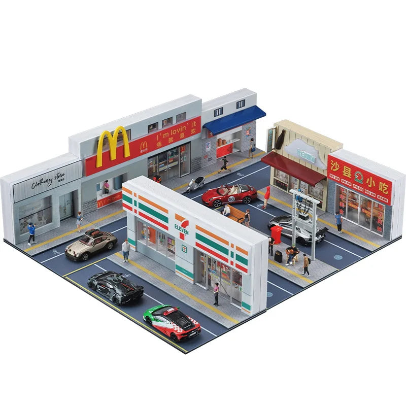 1/64 Scale Simulate Miniature Convenience Store Supermarket