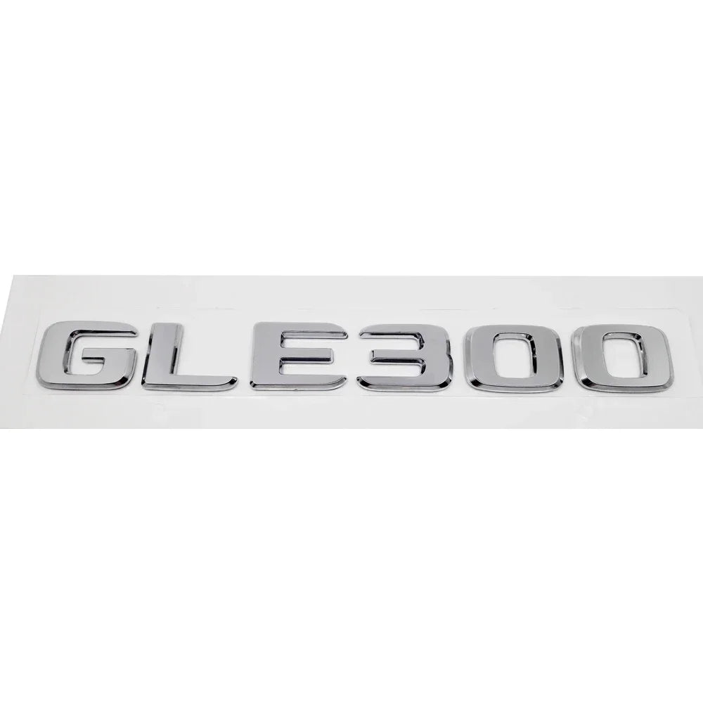 ABS Plastic GLE63 GLE300 Trunk Rear Logo Badge Emblem Sticker For