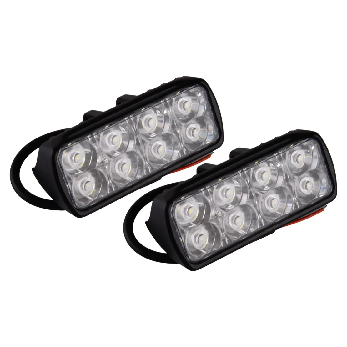 2Pcs 8LED Work Light Bar Spotlight Headlight For Car Truck Motorcycle