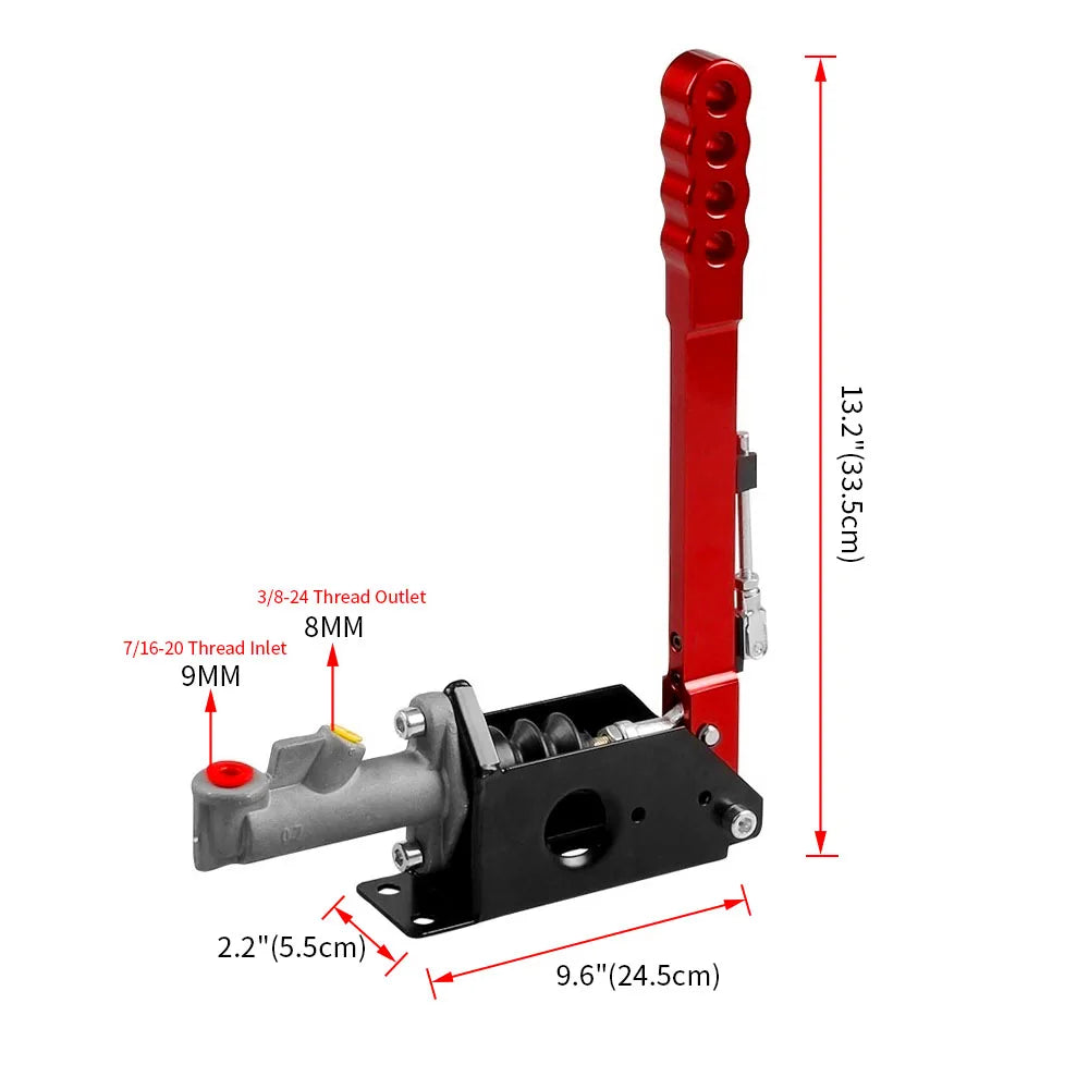 335mm Universal Vertical Hydraulic Handbrake Hydro Drift Race Hand