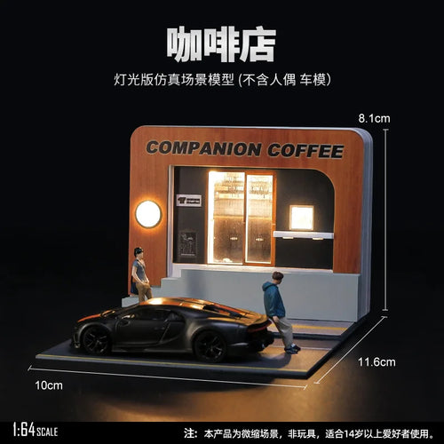 1/64 Scale Simulate Miniature Convenience Store Supermarket