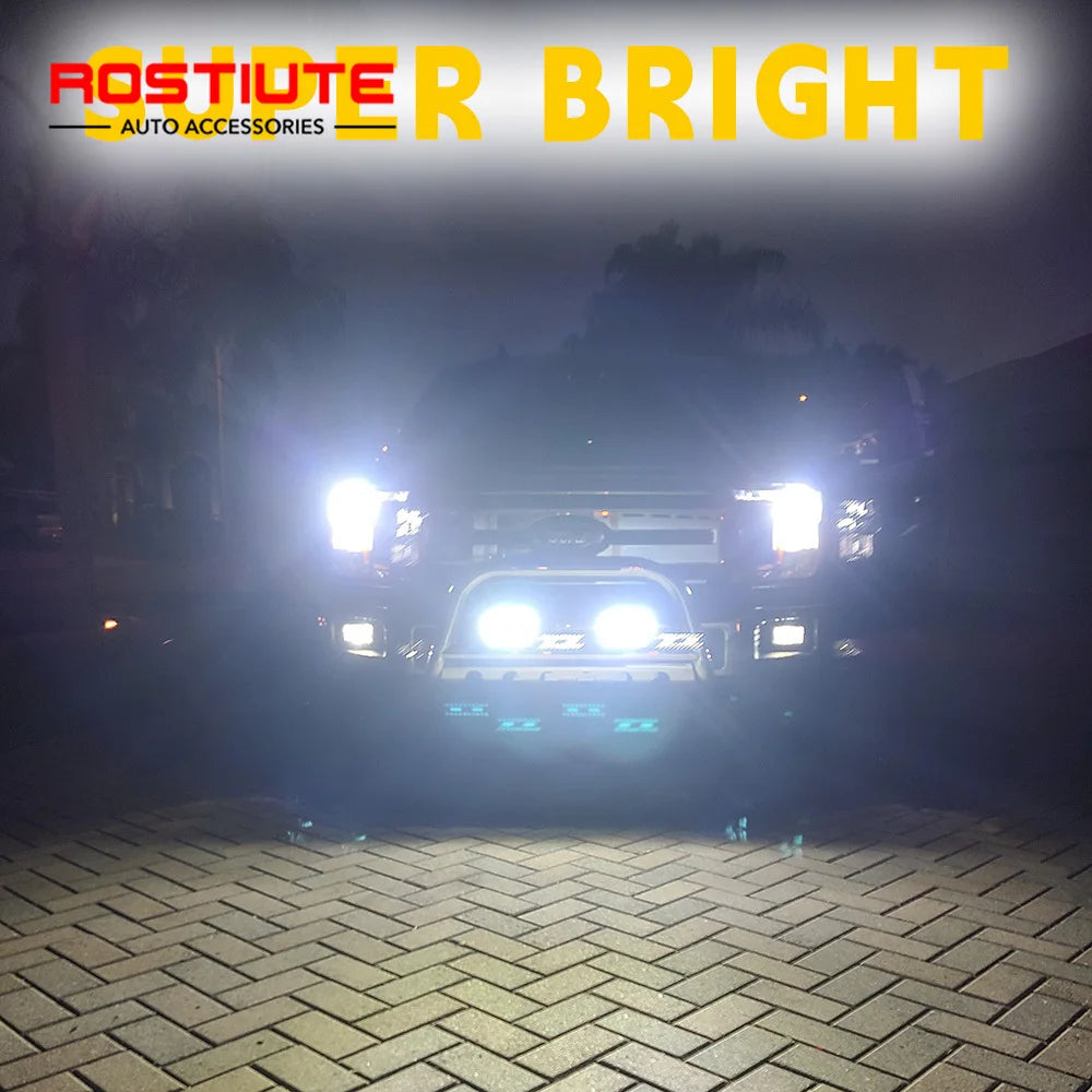 5.5" Spot Flood LED Light Bar Off Road LED Work Light 12V 24V