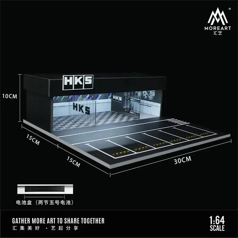 TIME MICRO MoreArt 1:64 HKS / ADVAN Light Edition Assembly And