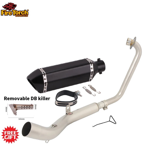 Slip On For Zontes ZT125 U1 G1 Z1 Z2 2021 2022 Full Motorcycle Exhaust