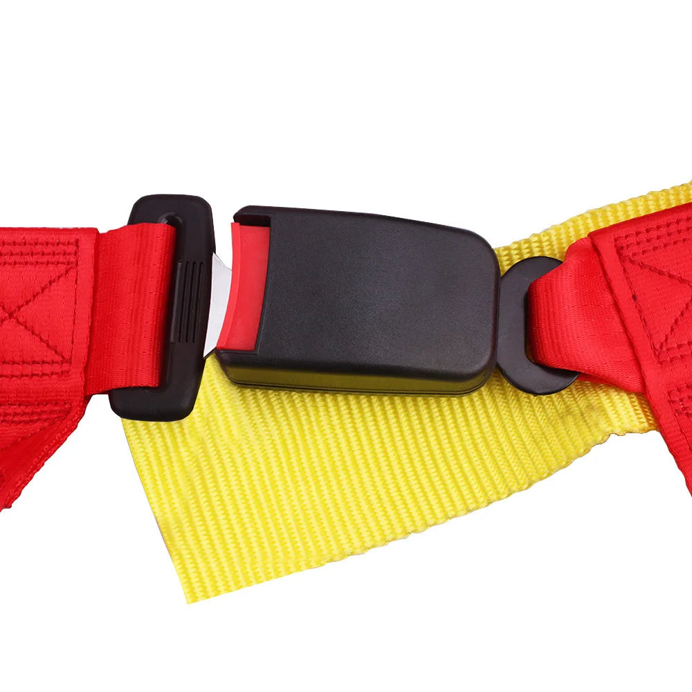 Red JDM Car Universal 4 Point Sabelt Racing Seat Belt Sports Racing