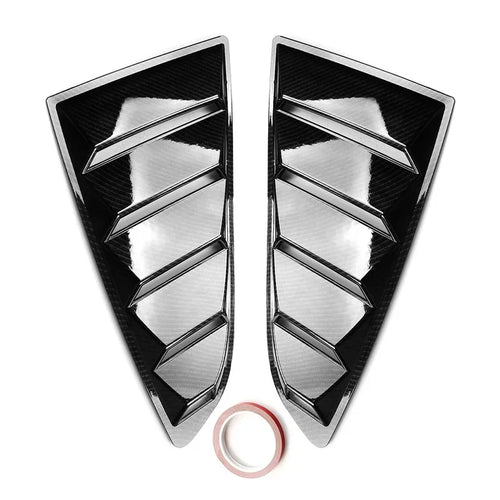 Rear Quarter Window Louvers Side Air Vent Cover Windshield Fit For