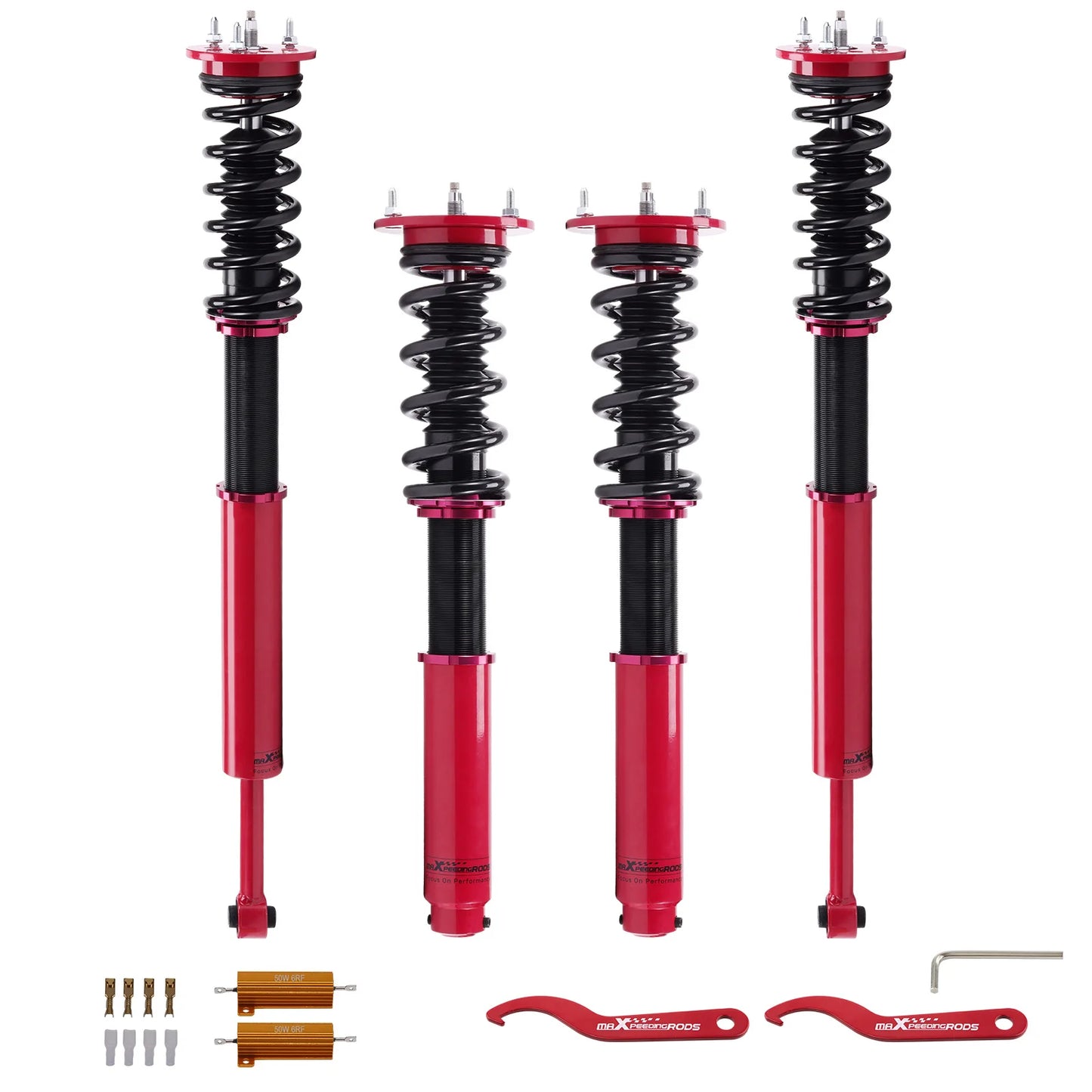 24 Way Adj Damper Coilover Suspension Kit For Mercedes W220 S320 S450