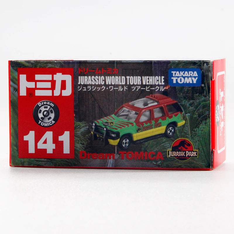 TAKARA TOMY TOMICA diecast alloy Model 141 Jurassic Dinosaur Park