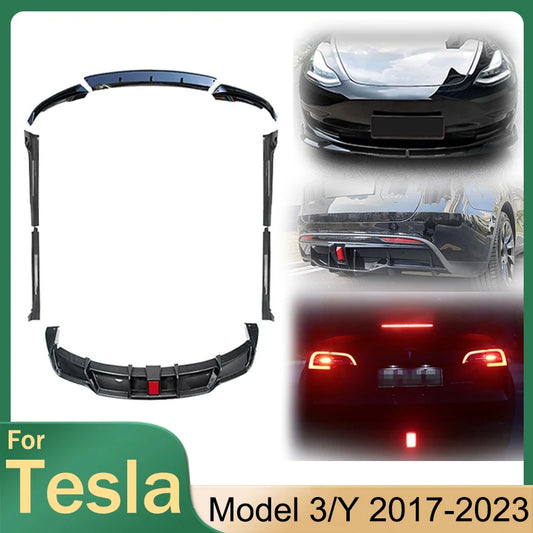 Tesla Bumper Lip Front Rear Bumper Lip For Tesla Model Y 2021-2023