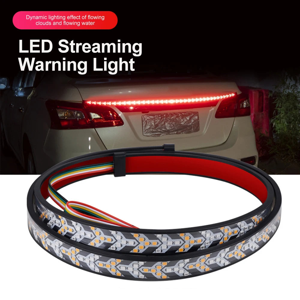 1~2M Car LED Tail Light Flexible Warning Flashing light DC12V/24V