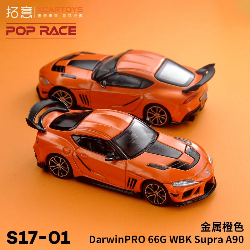 Xcartoys Poprace 1/64 Supra A90 DarwinPRO 66G Diecast Model Car Sports