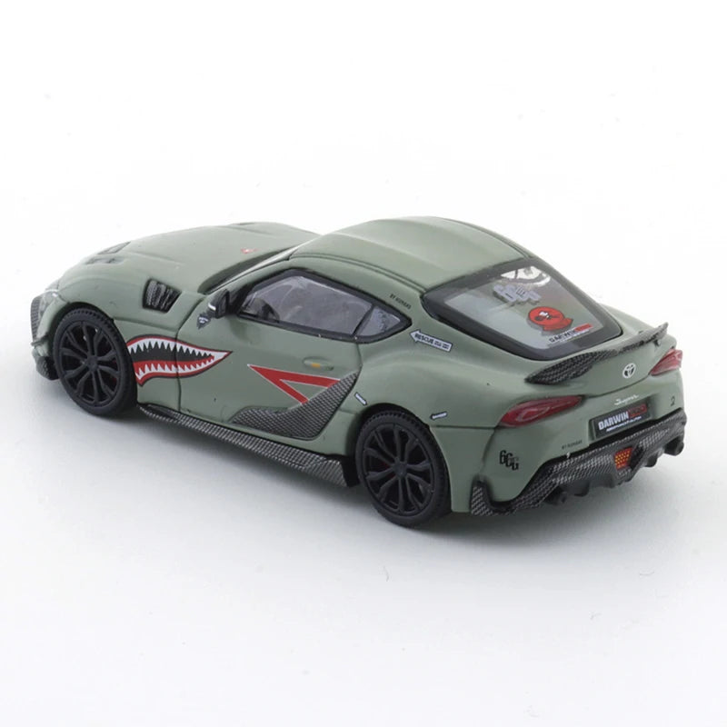 XCARTOYS POP RACE 1/64 NWB Supra A90-fighter Green Car Alloy Toys