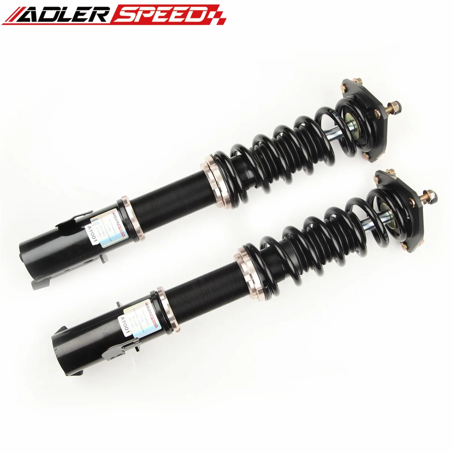 ADLERSPEED 32 Way Adjustable Coilover Lowering Suspension Kit For