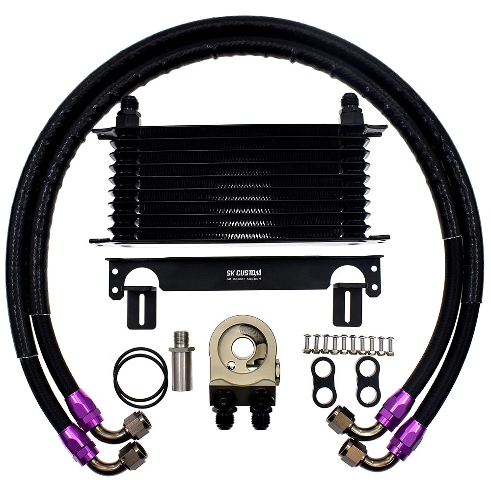 SK CUSTOM Oil Cooler Kit For Subaru Forester XV Outback Legacy FA FB20