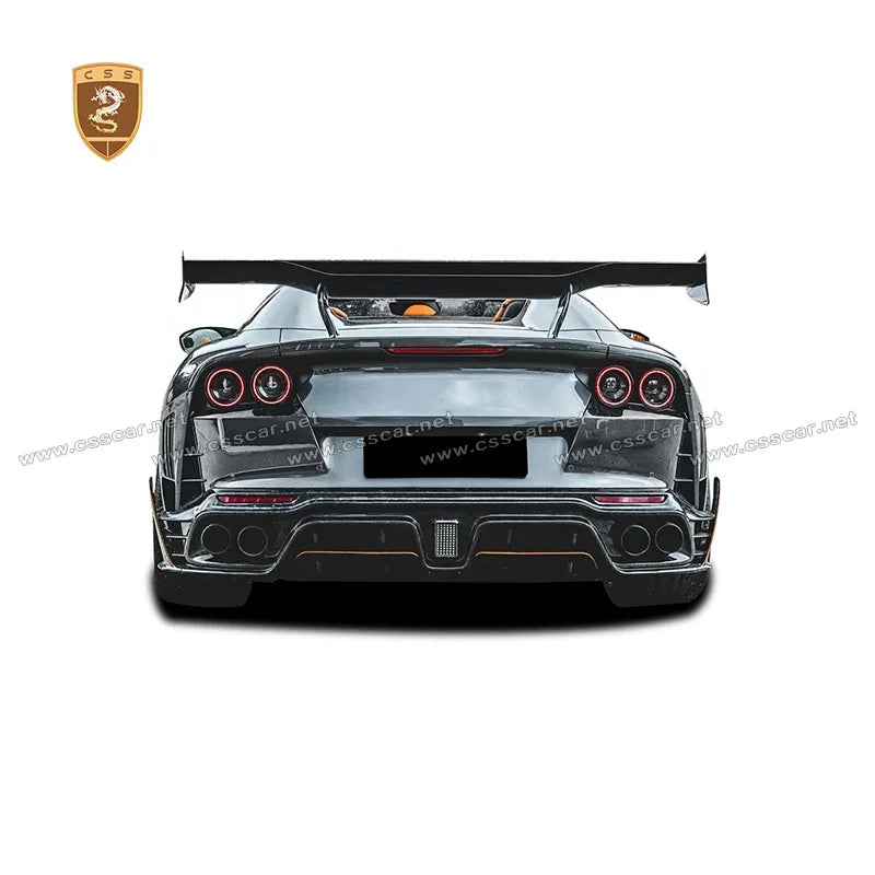 Vehicle Modification Carbon Fiber MSY Style Front Bumper Side Skirts